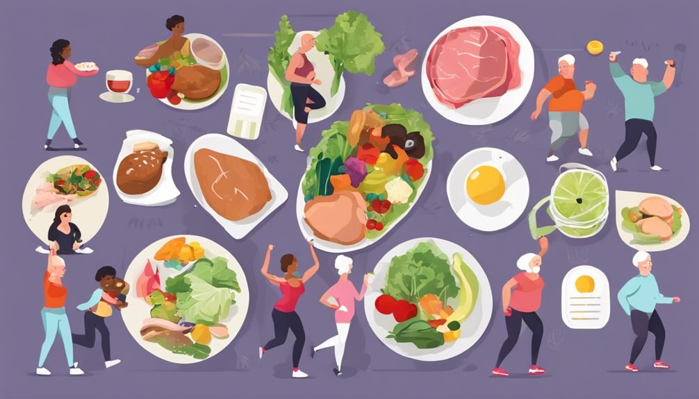 balanced diet and exercise