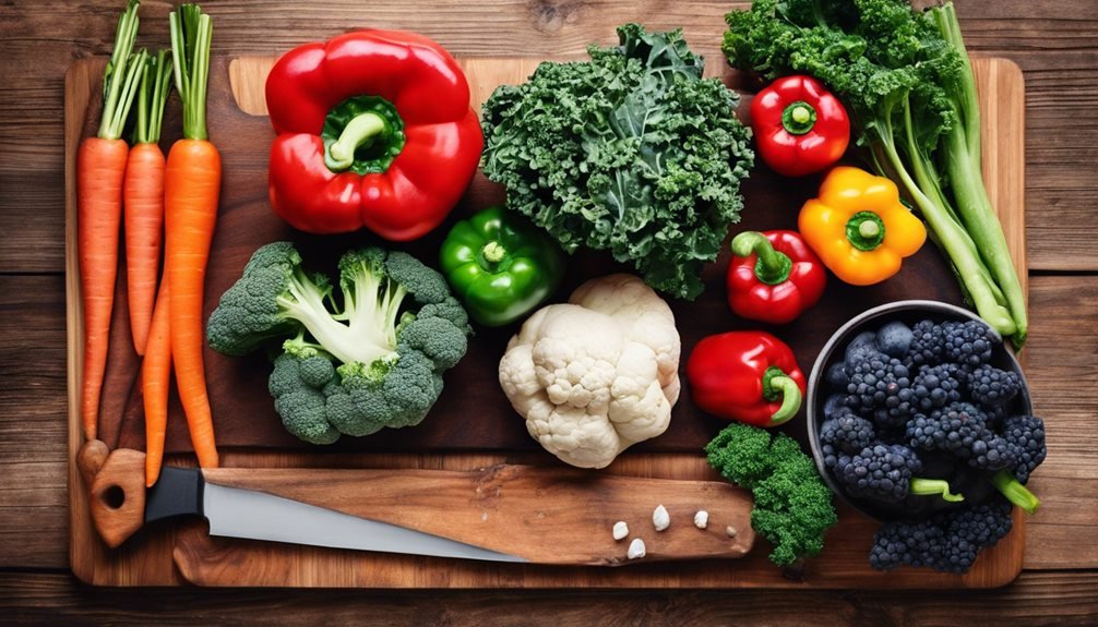 healthy diet with produce