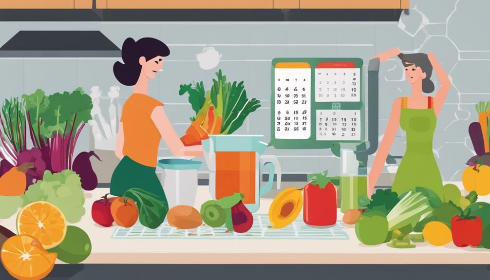 healthy lifestyle with juicing