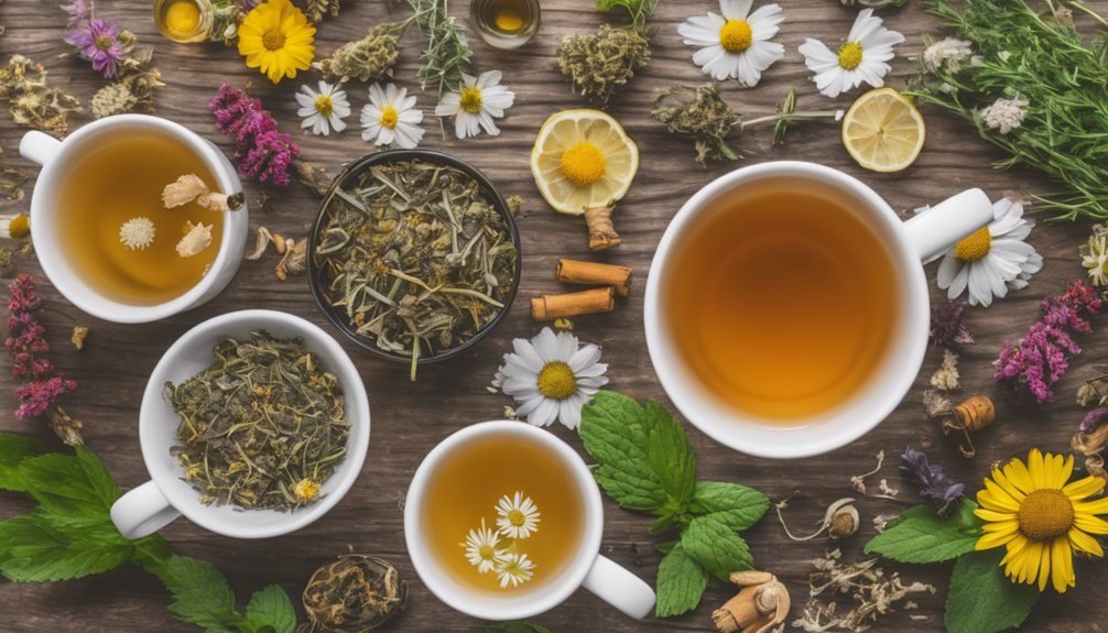 herbal teas aiding recovery