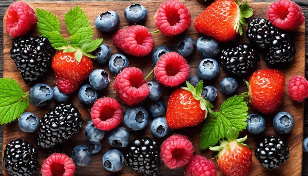 sweet and plump strawberries